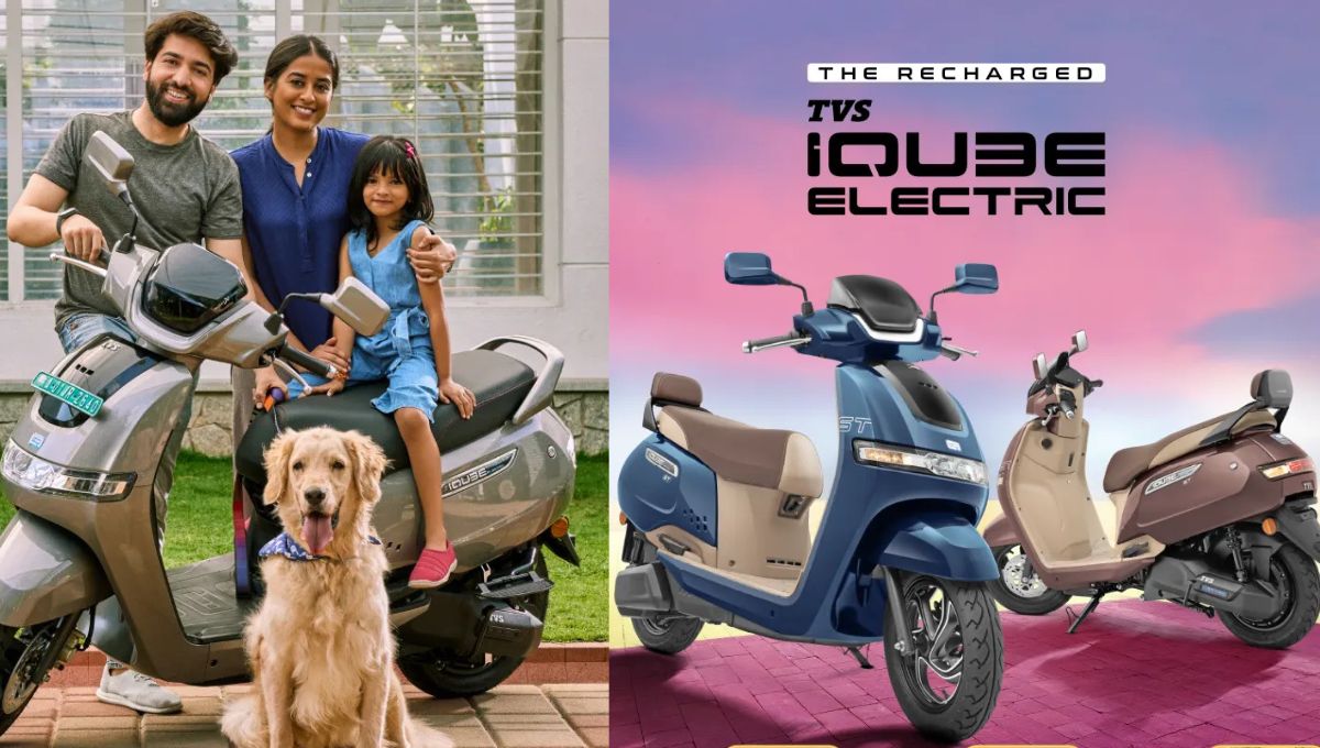 TVS iQube Smart Electric Scooter: