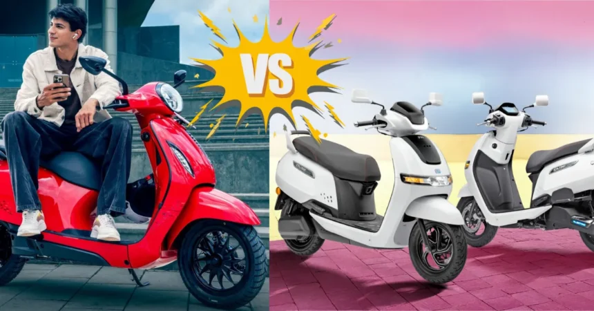 Bajaj Chetak 3001 vs TVS iQube Electric Scooter