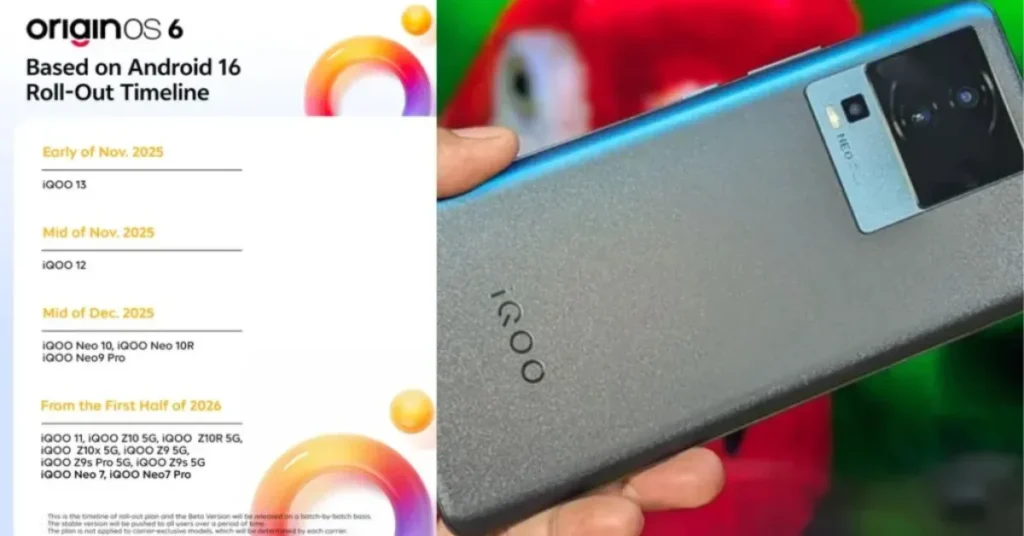 iQOO Neo 7 Pro Originos 6 Update Price in India